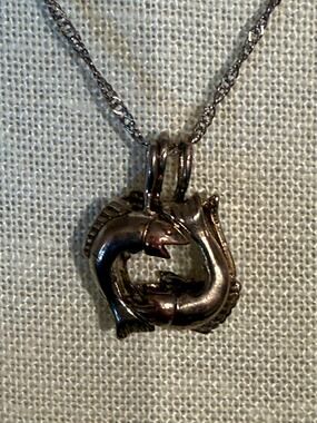 Vintage 18K Gold Plated Pendant Necklace